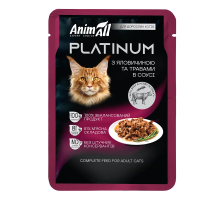 AnimAll Platinum с говядиной и травами в соусе, 85 г