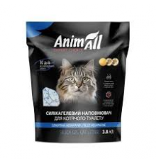 AnimAll силикагелевый наполнитель для кошачьего туалета «Голубой аквамарин», без аромата, 3,8 л