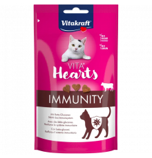 Vitakraft Vita Hearts Immunity с говядиной — лакомство для кошек, 40 г
