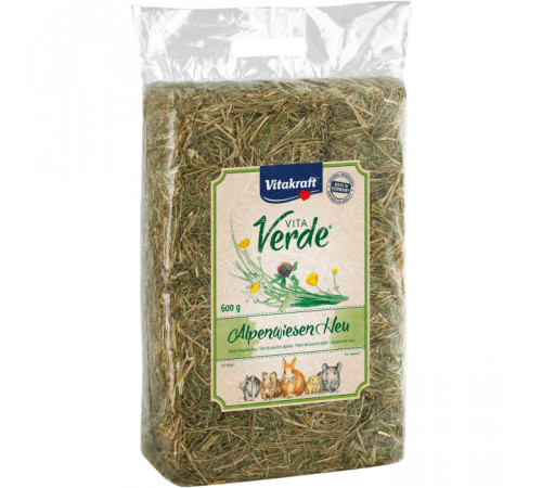 Vitakraft Vita Verde® Альпийское луговое сено 600 гр Vitakraft Vita Verde® Альпийское луговое сено 600 гр