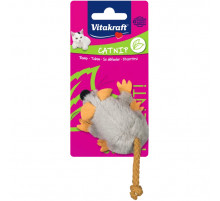 Плюшевая мышка, серая.