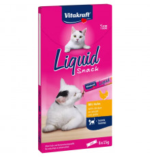 Жидкое лакомство LiquidSnack с курицей + таурин 6шт, 90гр