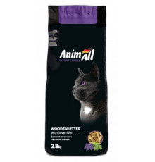 AnimAll Древесный наполнитель с ароматом лаванды 2,8 кг