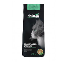 AnimAll Древесный наполнитель с ароматом мяты 2,8 кг