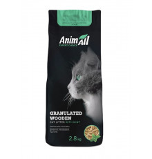 AnimAll Древесный наполнитель с ароматом мяты 2,8 кг