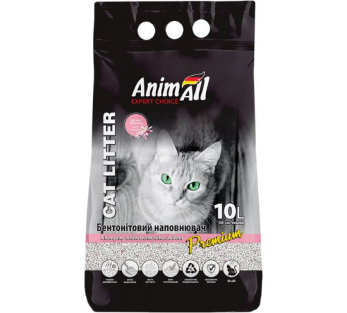AnimAll Baby Powder Бентонитовый Наполнитель для кошачьего туалета 10 Л AnimAll Baby Powder Бентонитовый Наполнитель для кошачьего туалета 10 Л