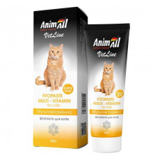Фитопаста AnimAll VetLine Multivitamin для кошек, 100 г