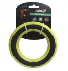 AnimAll GrizZzly Игрушка для собак, супер-кольцо, зеленое 15см