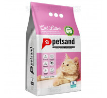 Petsand Комкующийся наполнитель для кошачьего туалета, с ароматом детской пудры, 5 Л