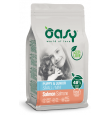 OASY ONE ANIMAL PROTEIN Puppy & Junior Small/Mini Salmon 1кг