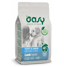 OASY ONE ANIMAL PROTEIN Puppy & Junior Medium/Large Lamb 1кг