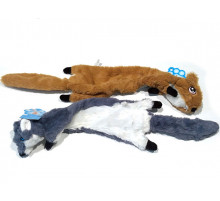 Игрушка "Ласка", с пищалкой, L-63cm, разные цвета, (41136)