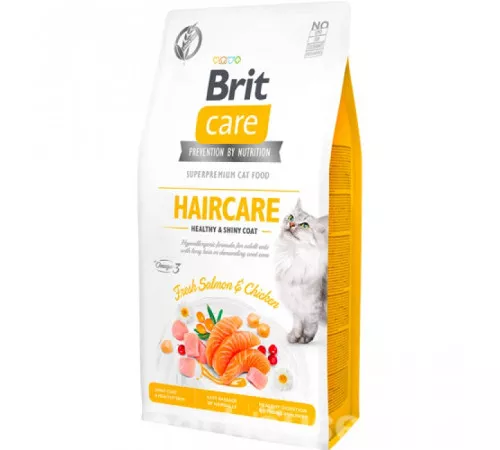 Brit Care Cat GF Haircare Healthy & Shiny Coat 2 кг Brit Care Cat GF Haircare Healthy & Shiny Coat 2 кг