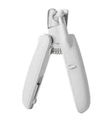 Когтерез AnimAll Groom для кошек и собак, с LED подсветкой и контейнером для сбора когтей, белый