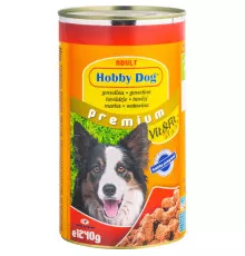 Влажный корм для собак Hobby Dog Говядина 1240г