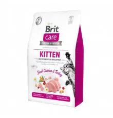 Сухой корм для котят Brit Care Cat GF Kitten Healthy Growth & Development 2кг