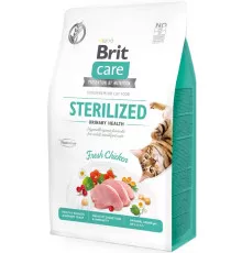 Сухой корм для кошек Brit Care Sterilized Urinary Health Fresh Chicken, курица, 1кг развес