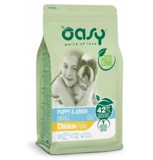 Корм для щенков мини пород OASY LIFESTAGE • Puppy & Junior Small Chicken 3кг