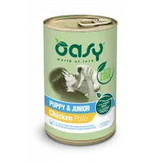 Влажный корм для щенков OASY LIFESTAGE  Puppy & Junior Chicken Paté 400гр