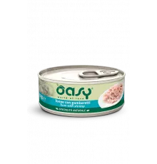 Влажный корм для кошек OASY NATURAL RANGE Tuna with Shrimp 70гр