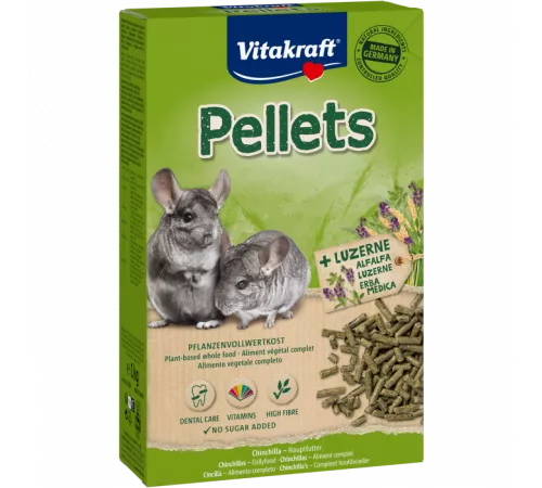 Корм Vitakraft PELLETS для шиншилл основной 1кг Корм Vitakraft PELLETS для шиншилл основной 1кг