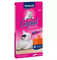 Жидкое лакомство LiquidSnack с уткой + бета-глюканы 6шт, 90гр