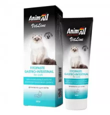 AnimAll VetLine Gastrointestinal Фитопаста для нормализации работы желудочно-кишечного тракта у кошек 100гр.
