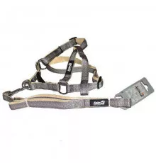 AnimAll Grey Набор шлея и поводок S (15x1200x15 мм)