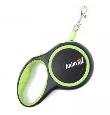 AnimAll Поводок-рулетка для собак, салатовый M – для собак до 25 кг, 5 метров