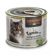 Leonardo Superior Selection ягнёнок с птицей и тыквой 200гр