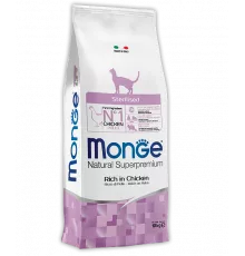 MONGE DRY CAT STERILISED 1кг