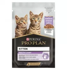 Влажный корм для котят Purina Pro Plan Junior с индейкой в соусе 85гр
