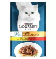 Влажный корм для кошек Purina Gourmet Perle с курицей и говядиной 85гр
