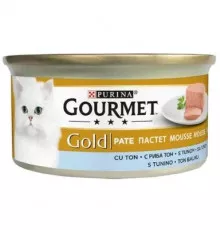Влажный корм для кошек Purina Gourmet Gold паштет с тунцом 85гр